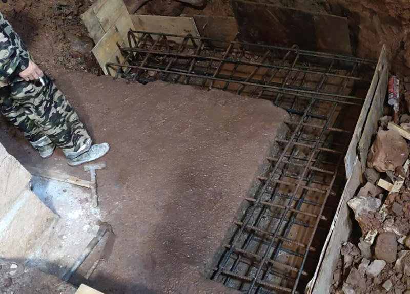 杭州加固-天能廠房柱基礎(chǔ)加固