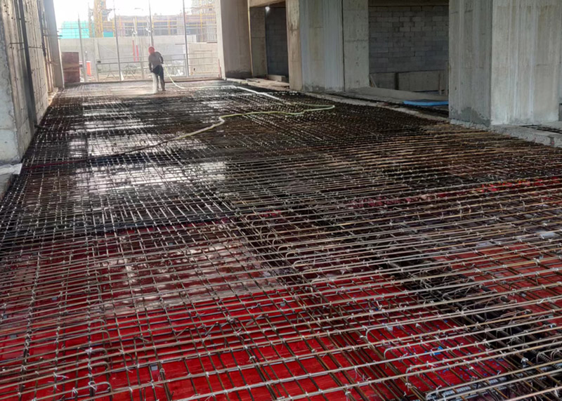 杭州加固-樓層改造植筋做灌漿料做現(xiàn)澆板8百多平方
