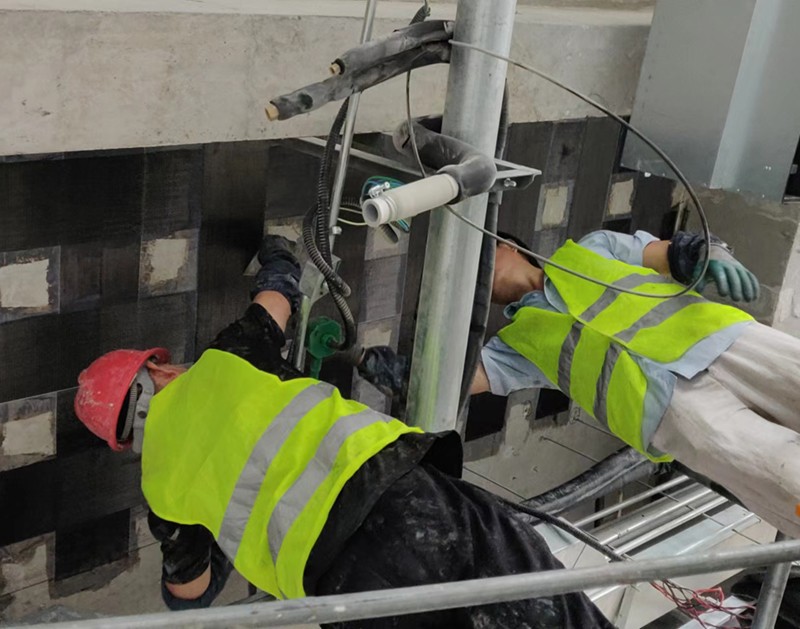 杭州加固-板底抗剪粘貼碳纖維